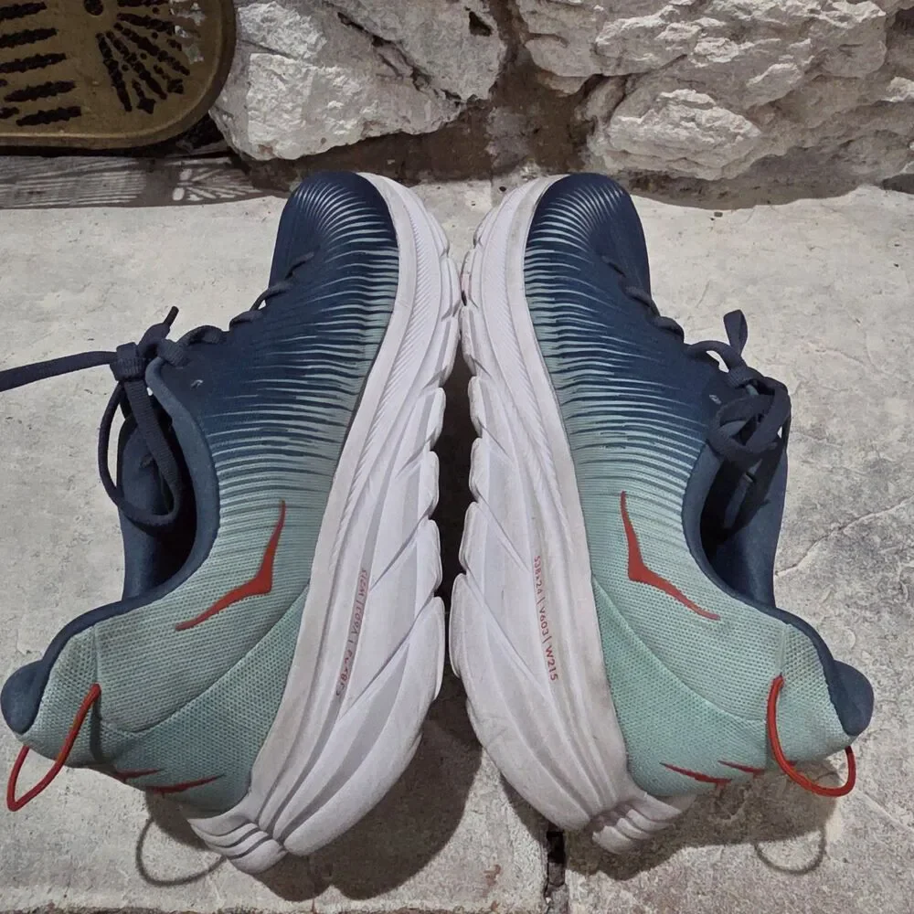 HOKA ONE ONE RINCON 3 Blue Men 9.5 D On/Off Road Running
